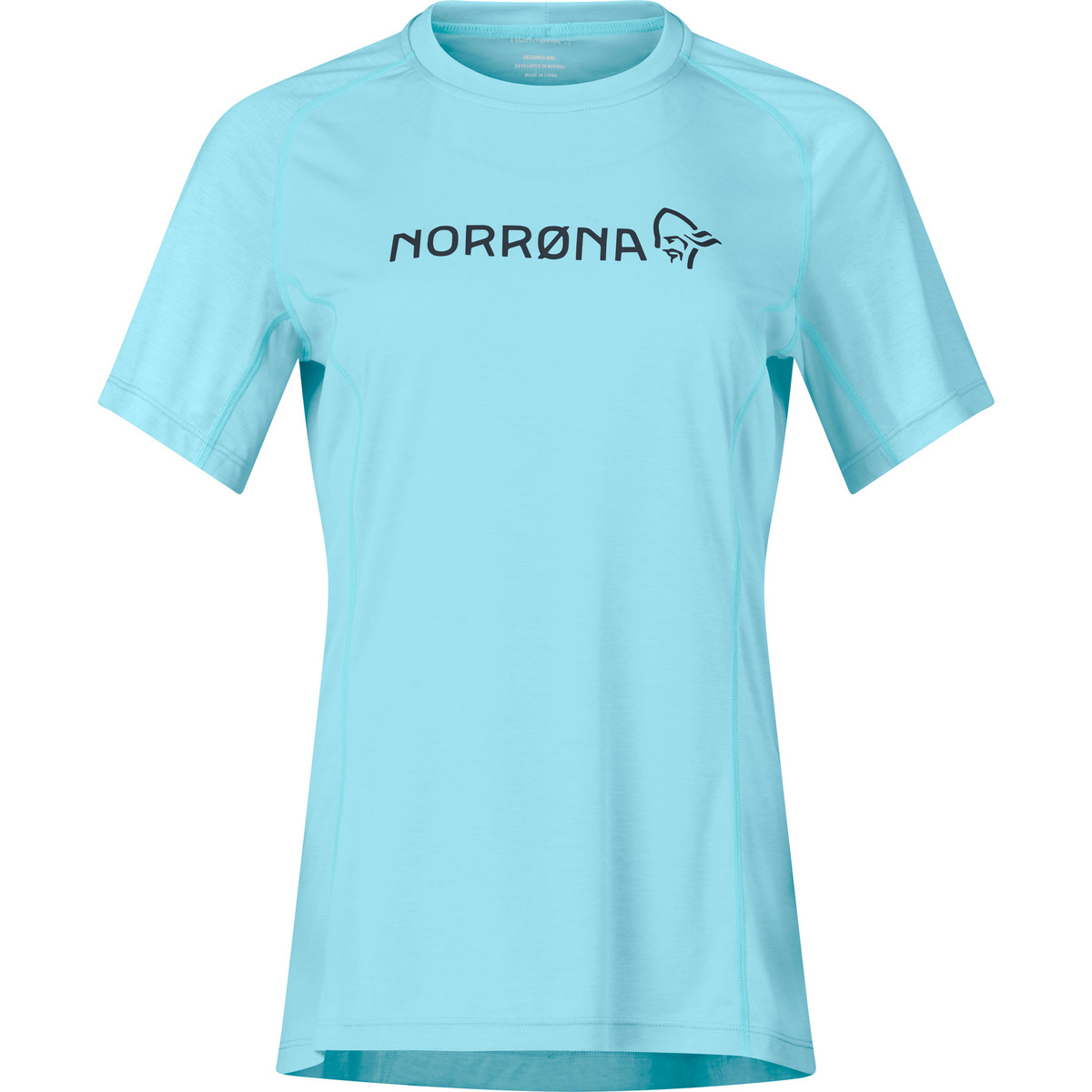 Norrona Damen Fjørå Equaliser Lightweight T-Shirt (Größe XS, tuerkis)