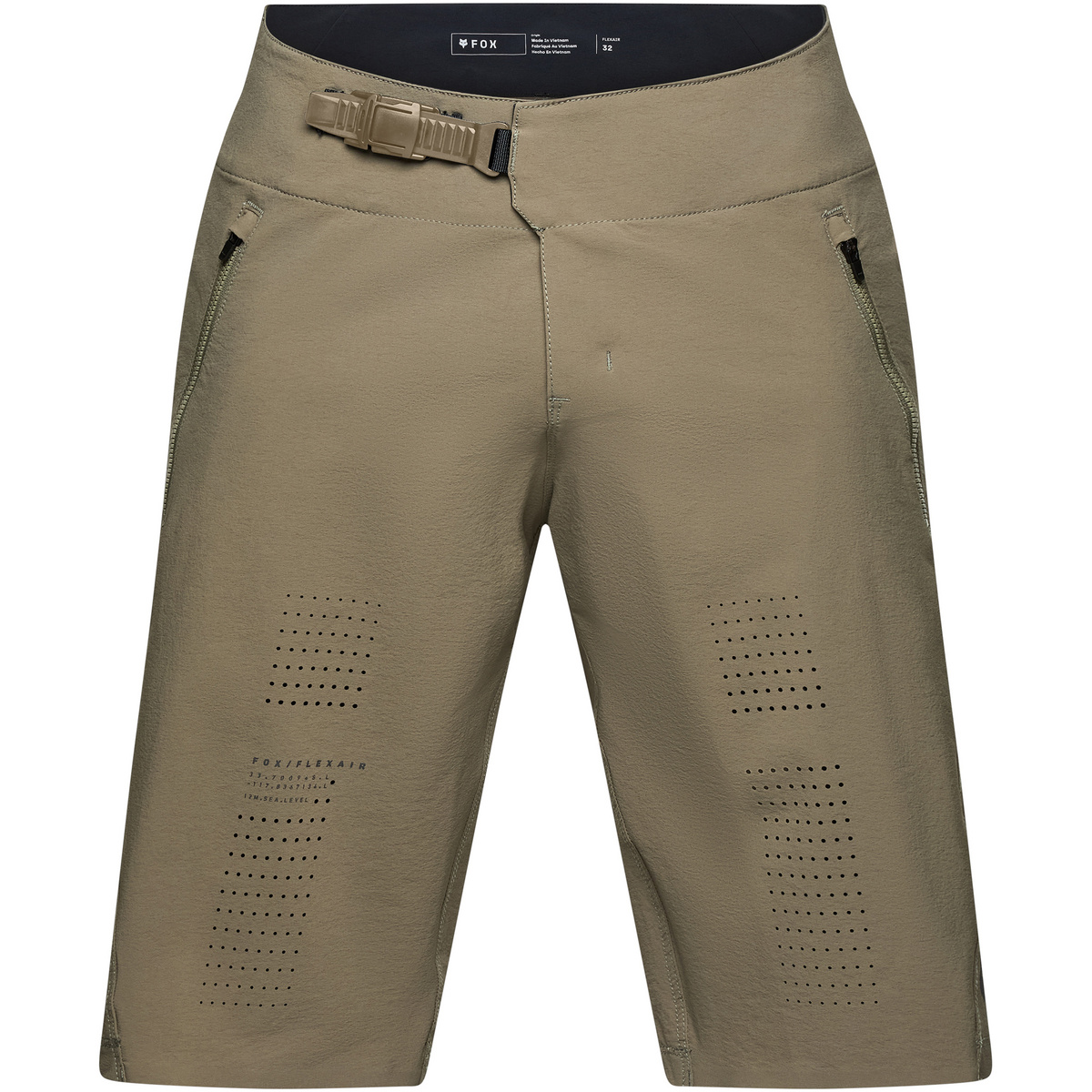Fox Uomo Pantaloni MTB corti Flexair (Taglia XL, Verde oliva)