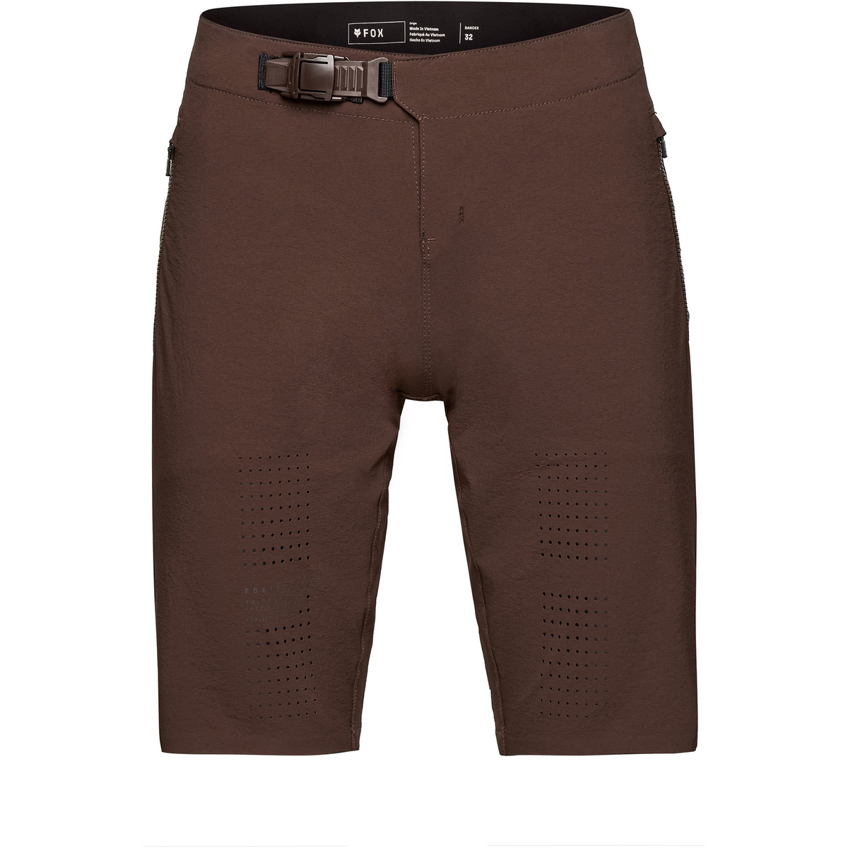 Fox Donna Pantaloni MTB corti Flexair (Taglia L, Marrone)