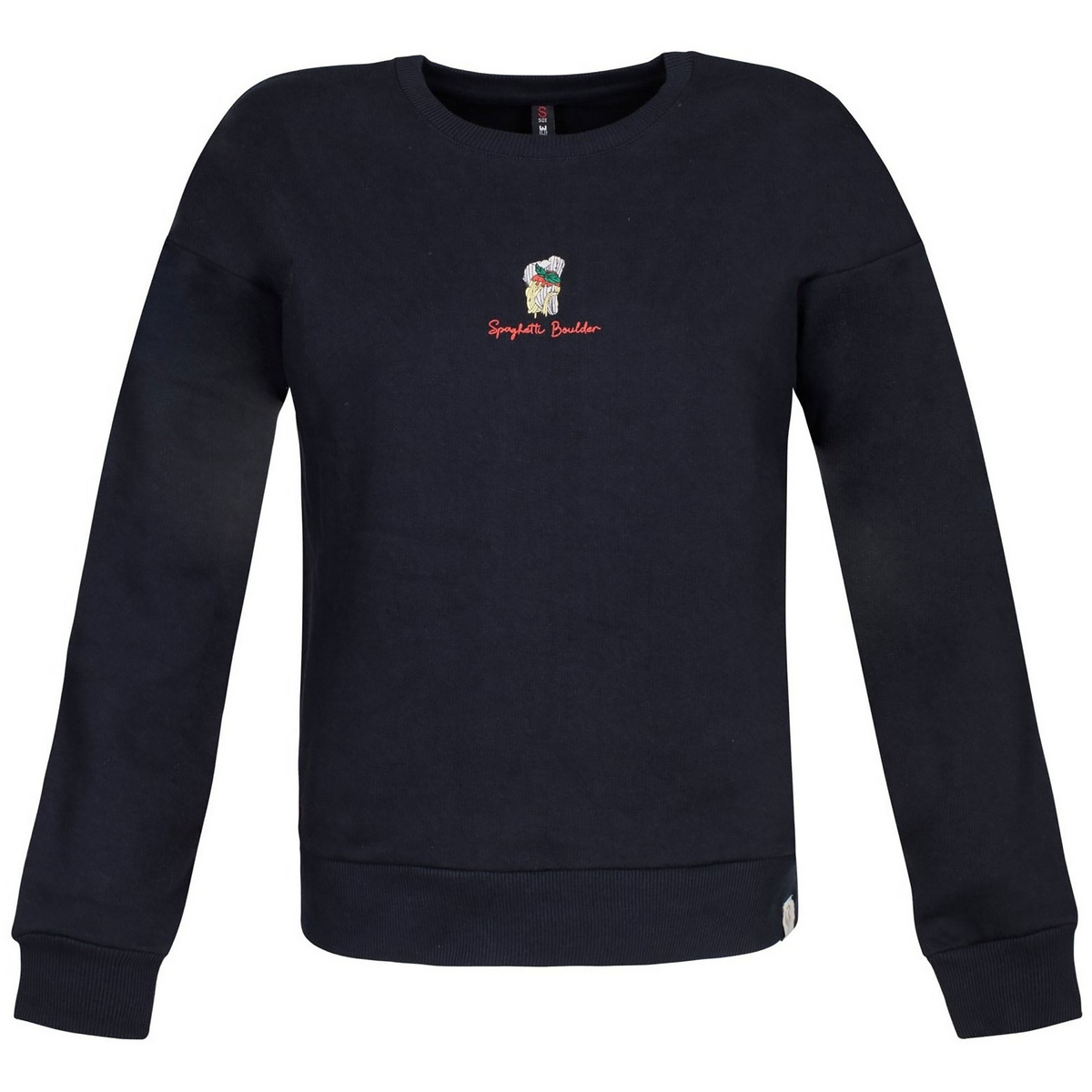 Rock Experience Donna Pullover Boulder Stone Crew Neck (Taglia XS, Nero)