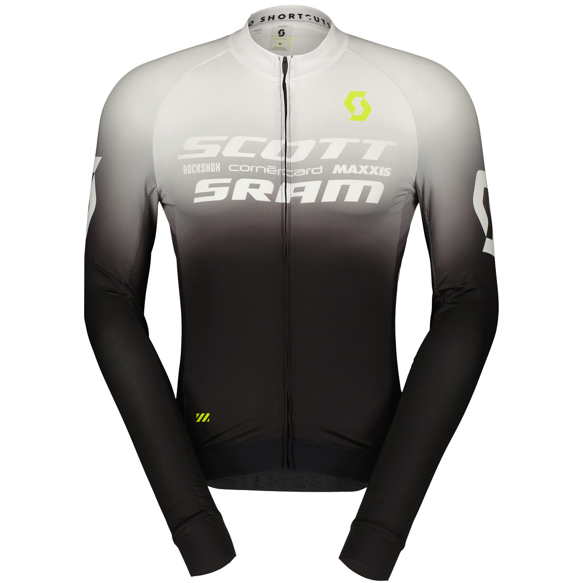 Scott Herren RC Scott-SRAM Pro LS Trikot (Größe M, schwarz)