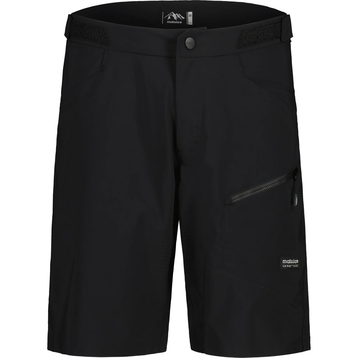 Maloja Herren FuornM. MTB Hose kurz (Größe XL, schwarz)