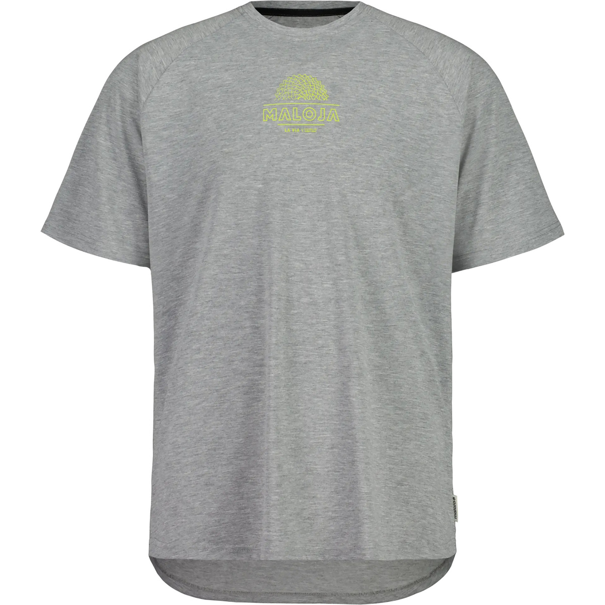 Maloja Uomo Maglietta GschladM. (Taglia XL, Grigio)