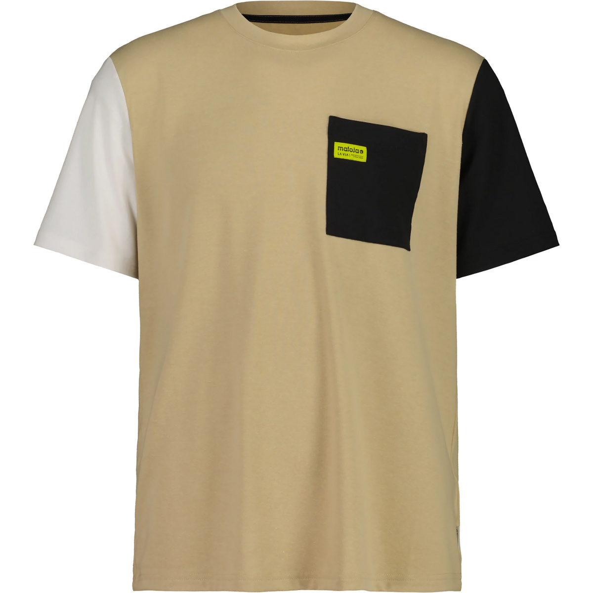 Maloja Uomo Maglietta MaligneM. (Taglia XL, Beige)