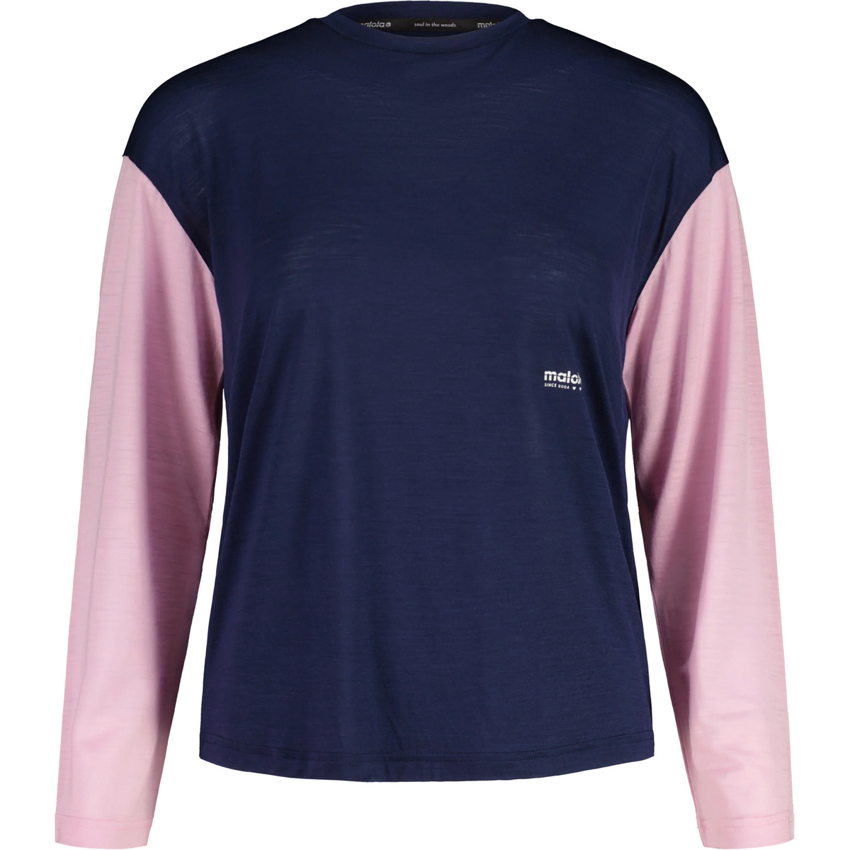 Maloja Donna Maglia a manica lunga WiestalM. (Taglia XS, Blu)