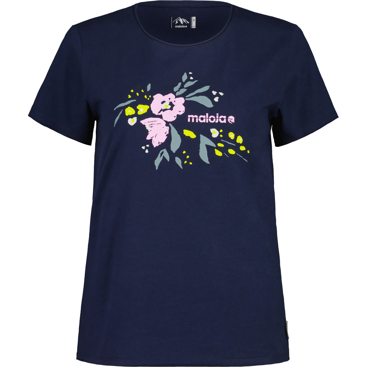 Maloja Donna Maglietta OssiM. (Taglia XL, Blu)