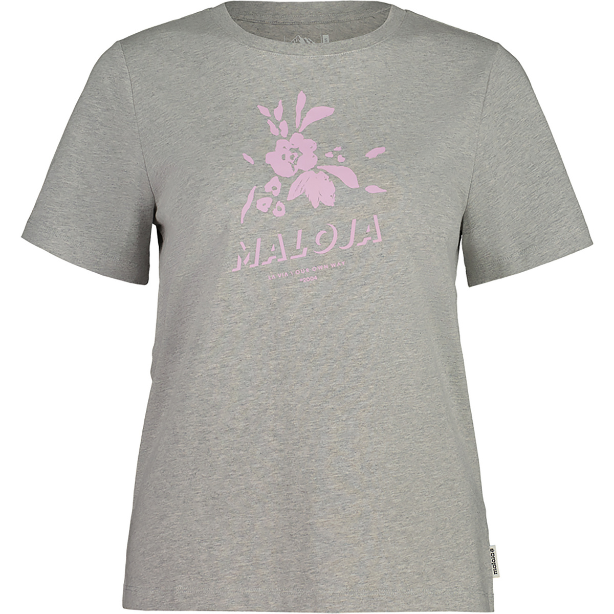 Maloja Donna Maglietta LasiM. (Taglia XS, Grigio)