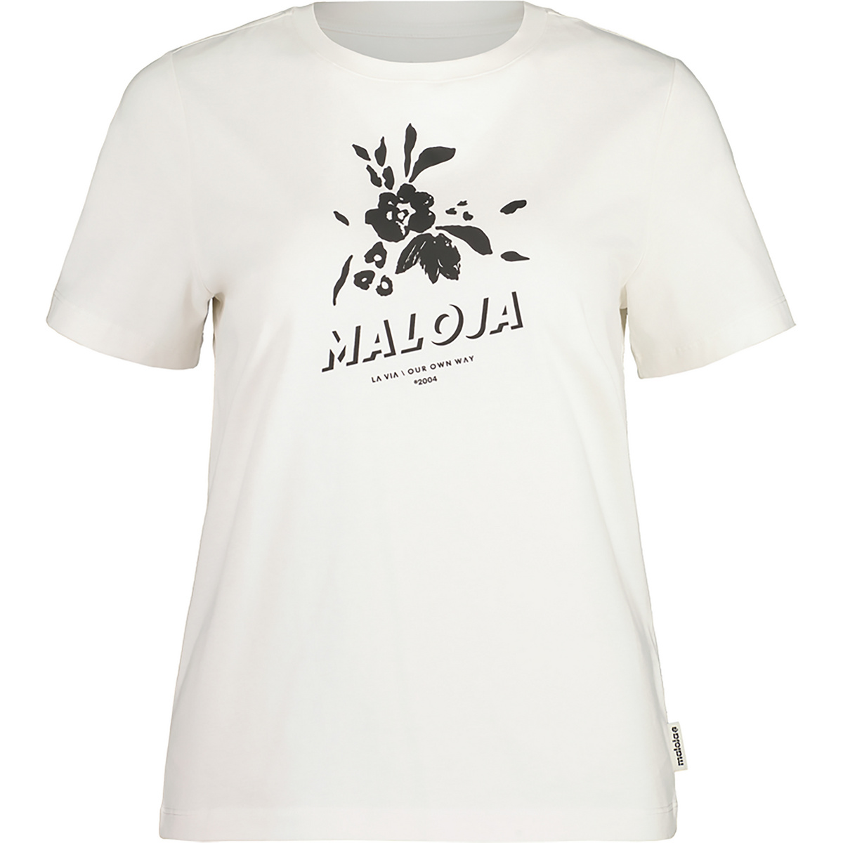 Maloja Donna Maglietta LasiM. (Taglia XS, Bianco)