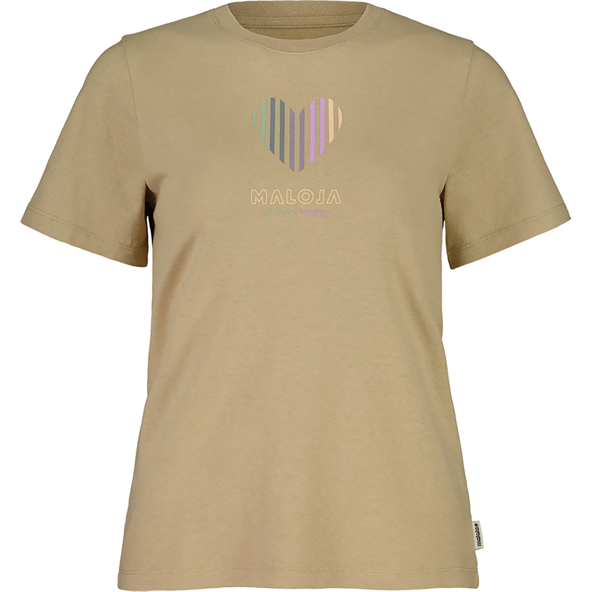 Maloja Donna Maglietta AdamekM. (Taglia XS, Beige)