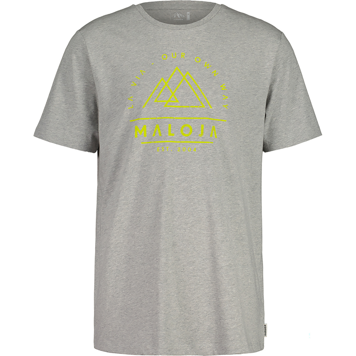 Maloja Herren BranziM. T-Shirt (Größe XXL, grau)