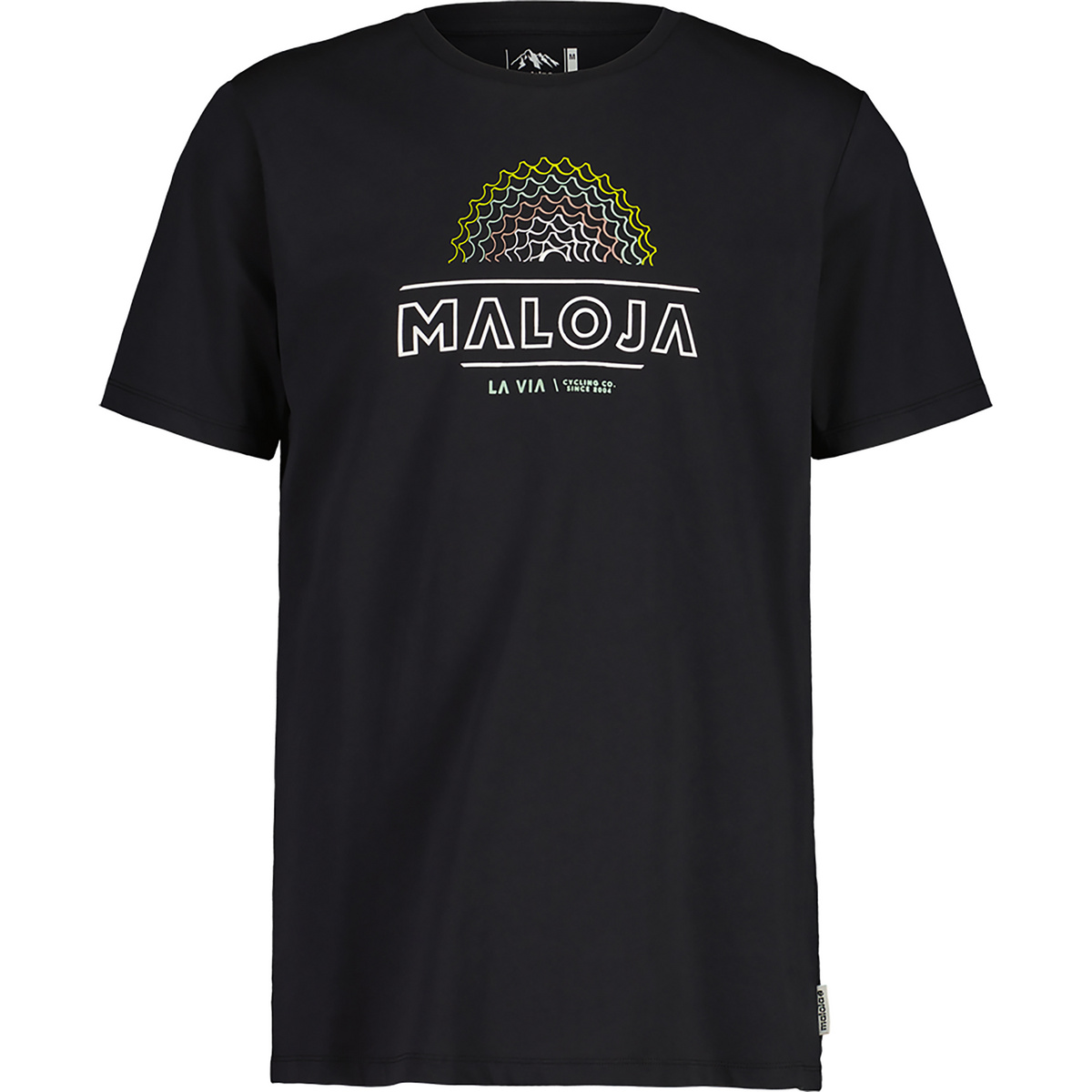 Maloja Herren KaarlM. T-Shirt (Größe L, schwarz)