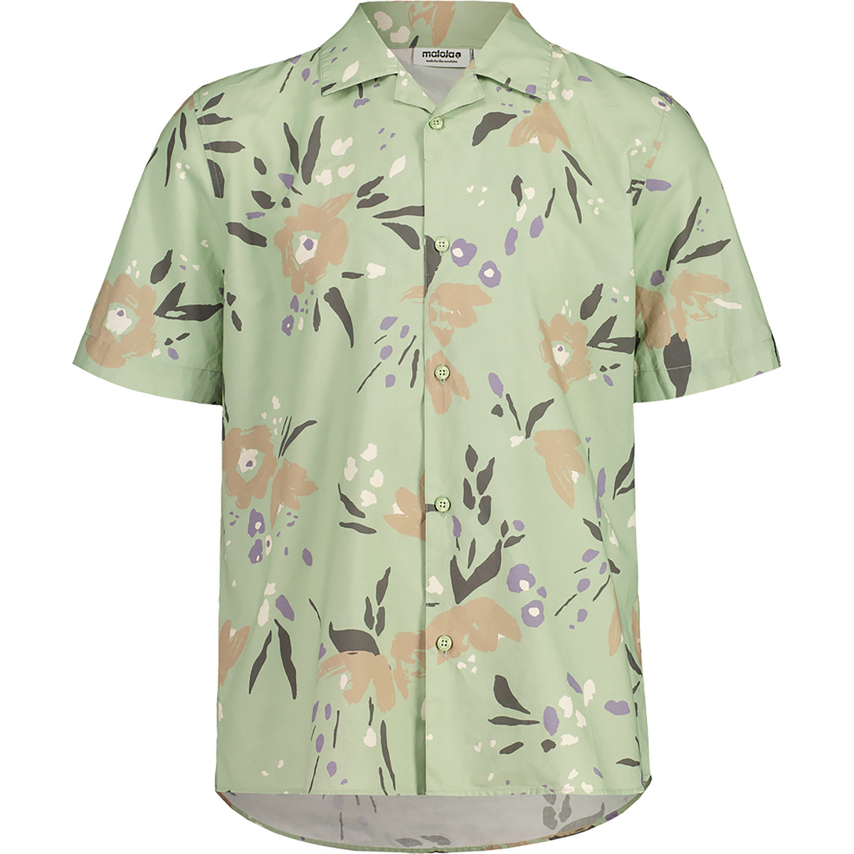 Maloja Uomo Camicia MutterkarM. (Taglia L, Verde)