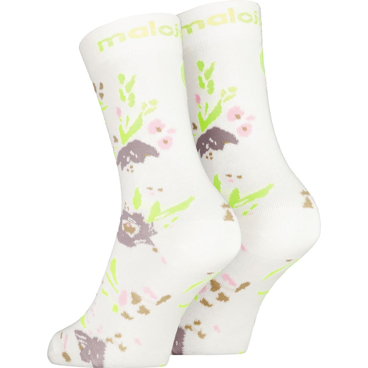 Maloja Chaussettes RasunM. (taille 39 , Blanc)