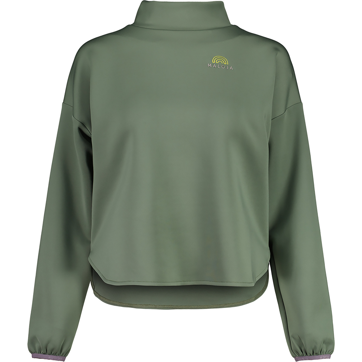 Maloja Damen RomaliaM. Puzzle Pullover (Größe M, gruen)