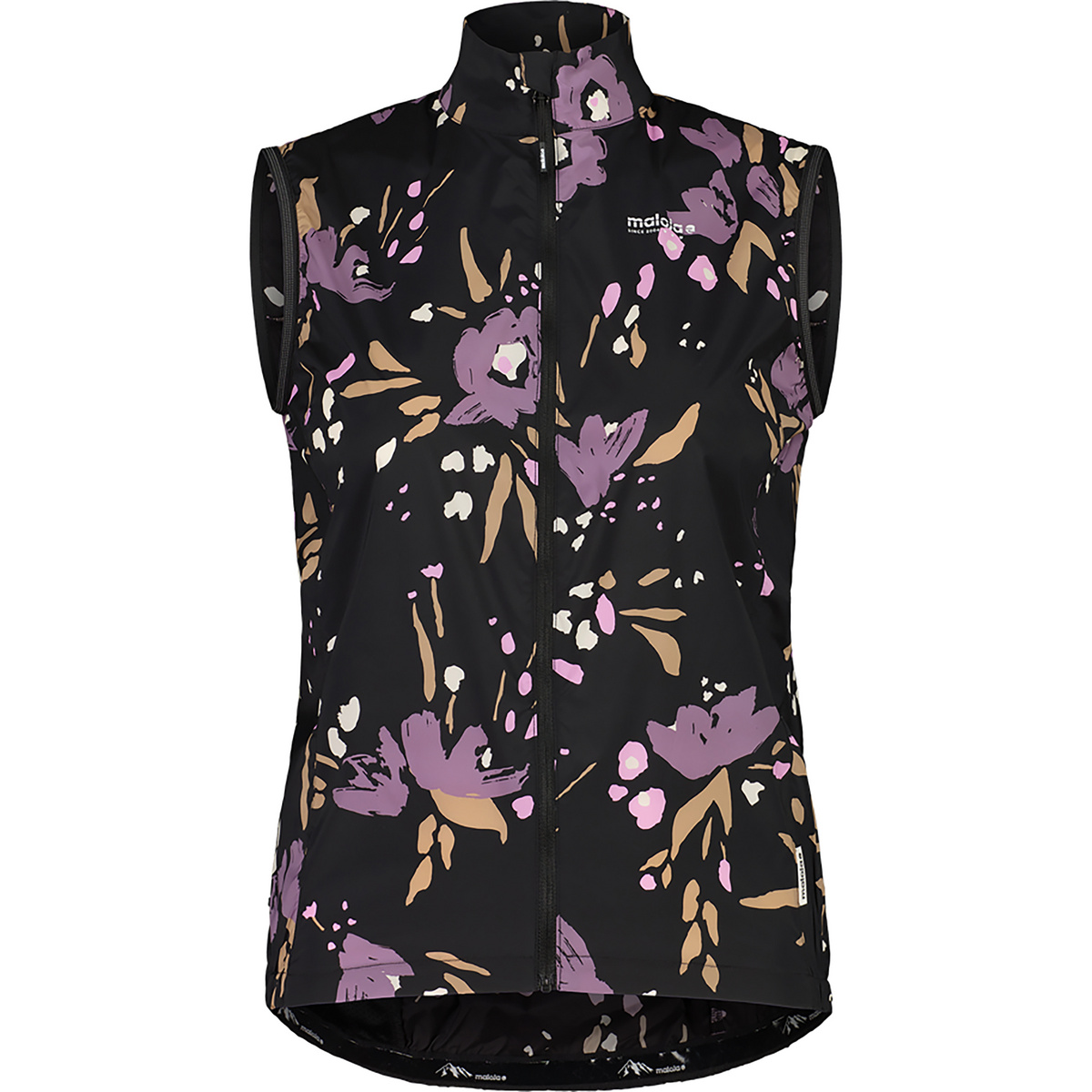 Maloja Donna Gilet SeisM. Printed (Taglia XS, Nero)