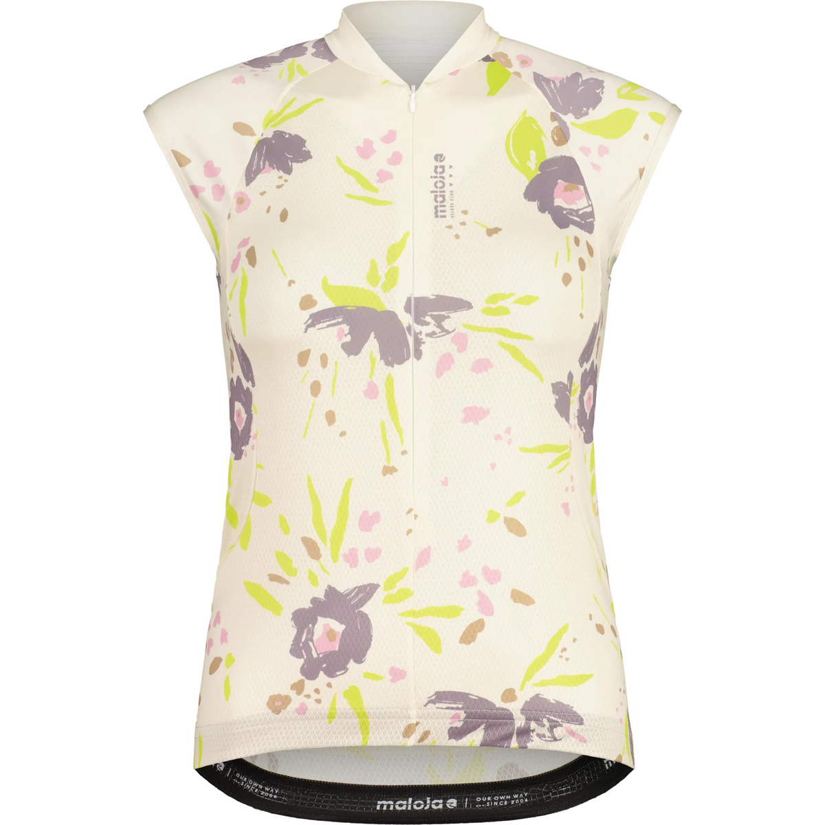 Maloja Donna Maglia VilsaM. (Taglia S, Bianco)