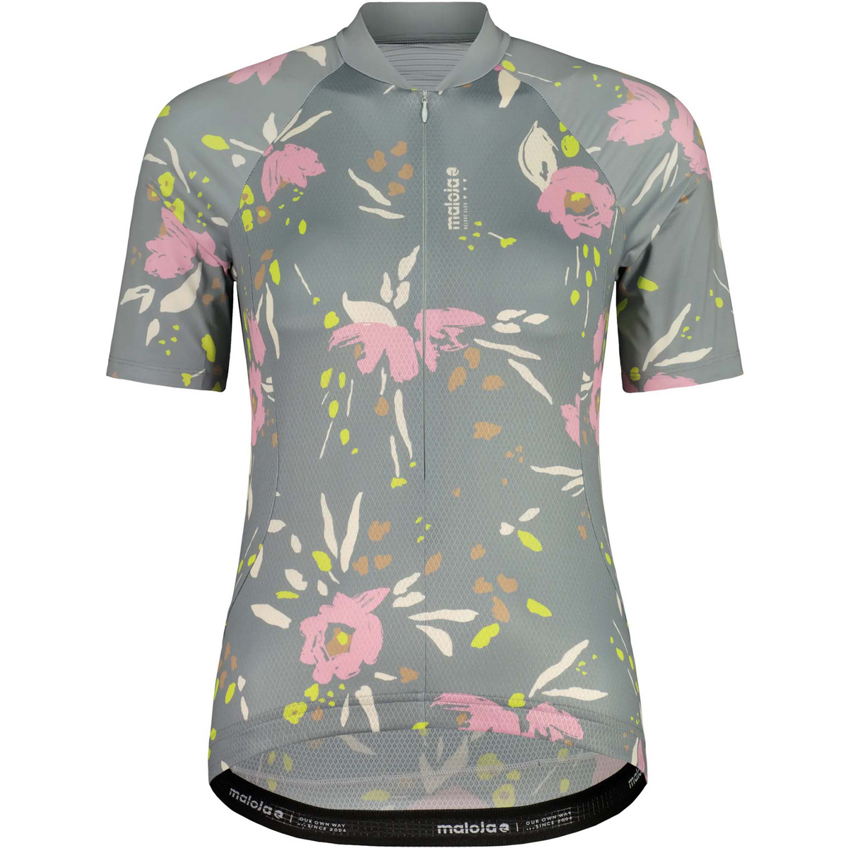 Maloja Donna Maglia VilsaM. Aop (Taglia S, Blu)
