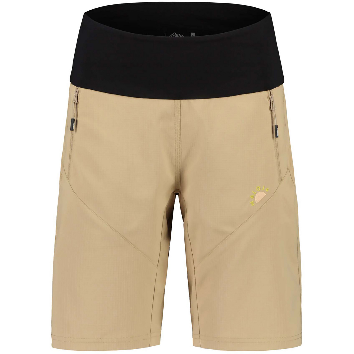 Maloja Damen BadusM. MTB Hose kurz (Größe M, beige)