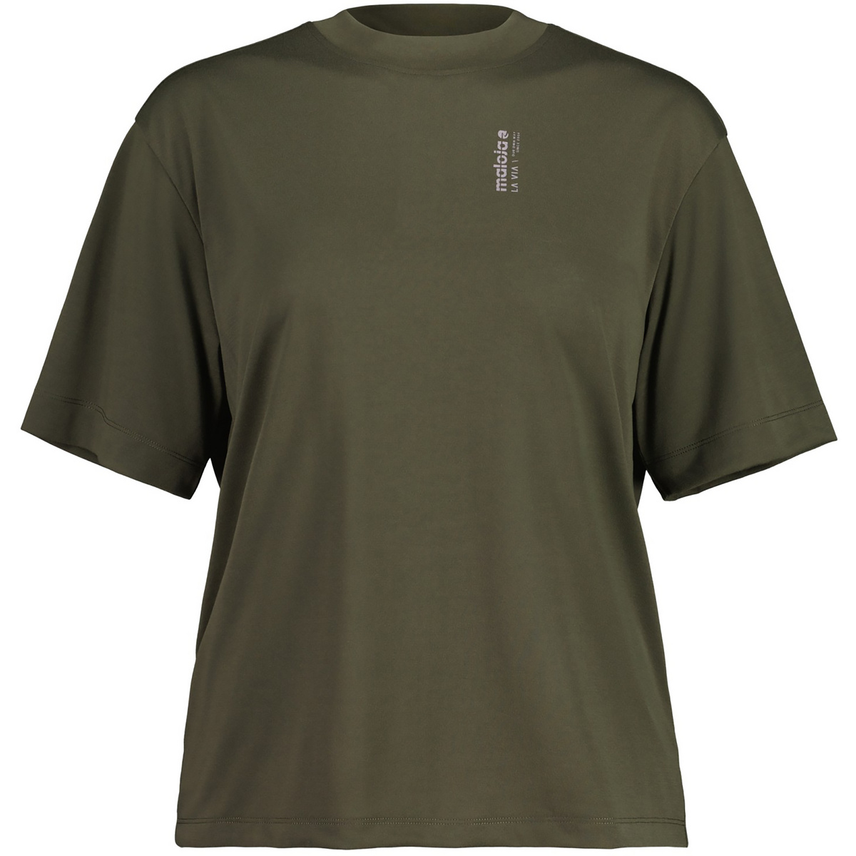 Maloja Damen LenksteinM. T-Shirt (Größe XS, oliv)