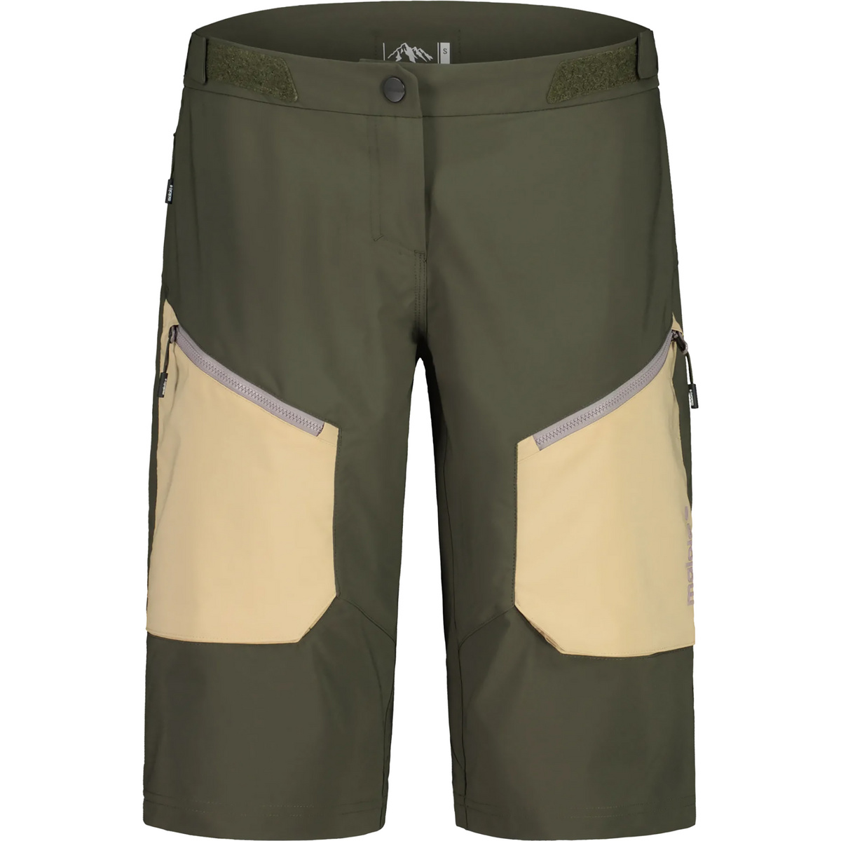 Maloja Femme Pantalon MTB court RealspitzeM. (taille L, Olive)