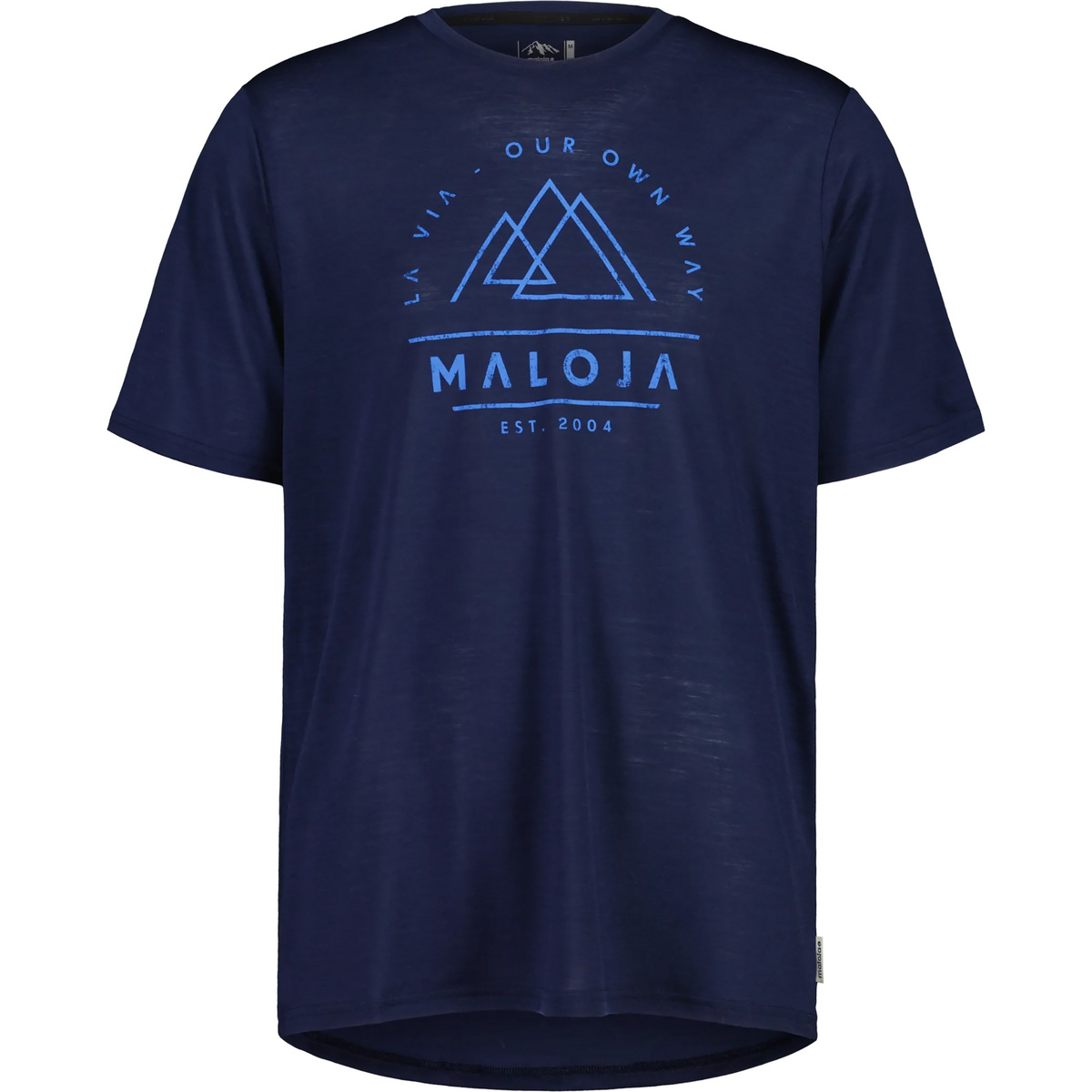 Maloja Uomo Maglietta KalmbergM. (Taglia M, Blu)