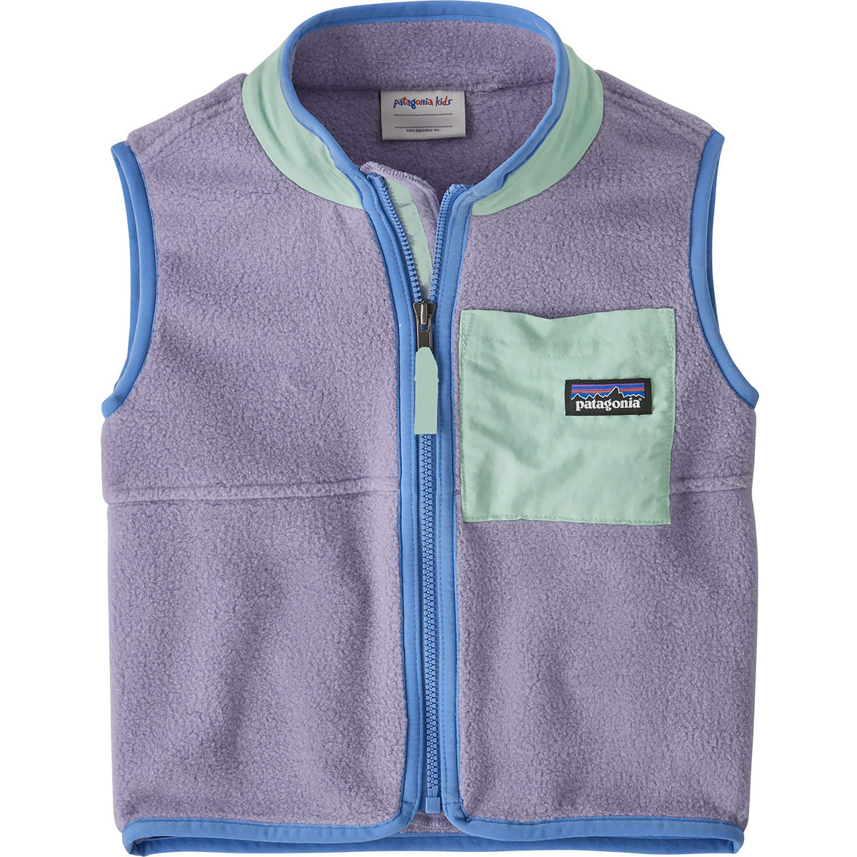 Patagonia Bambino Gilet Baby Synch (Taglia 68, Viola)