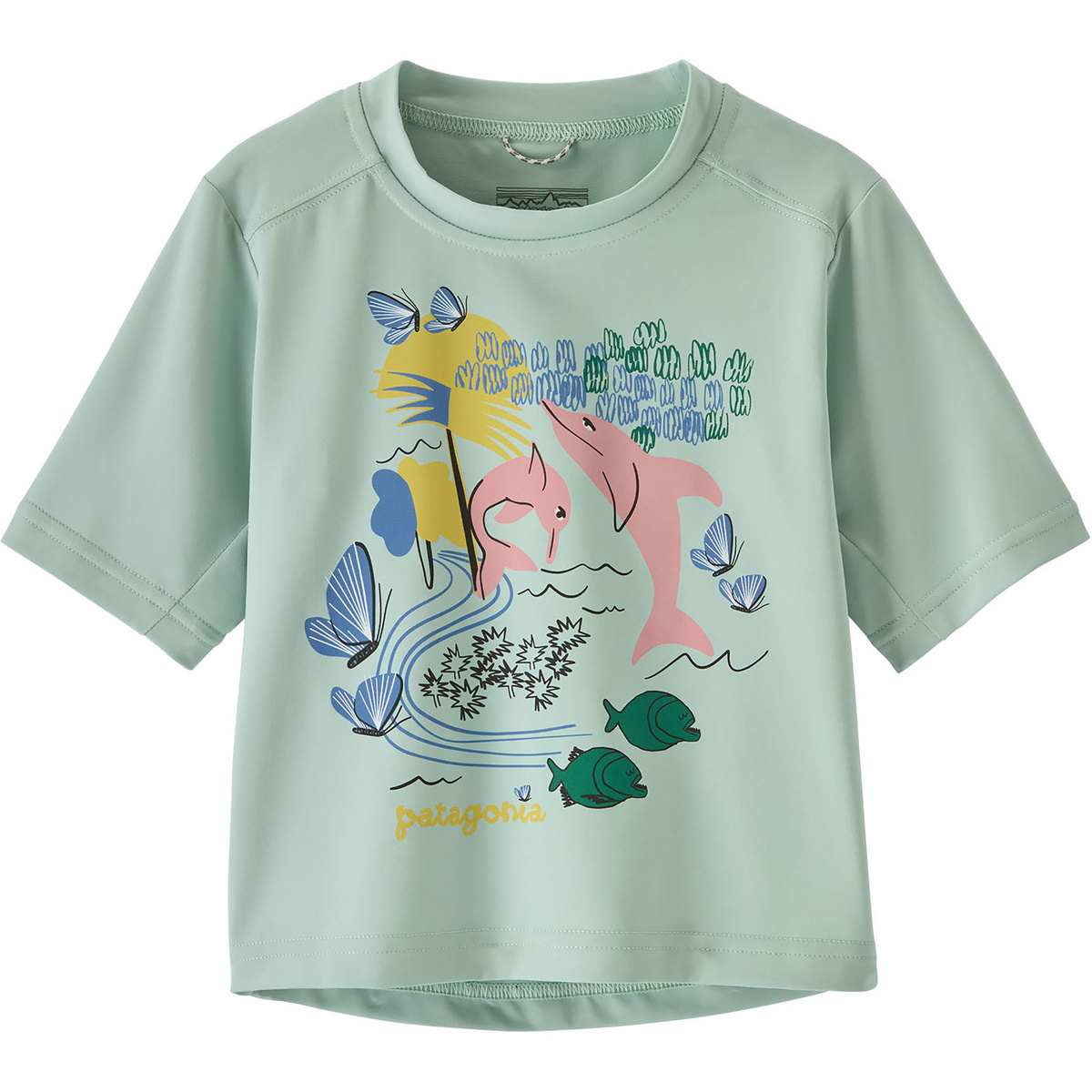 Patagonia Kinder Baby Cap SW T-Shirt (Größe 89, gruen)