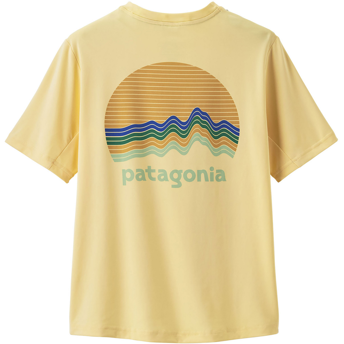Patagonia Bambino Maglietta Cap SW (Taglia 118, Giallo)