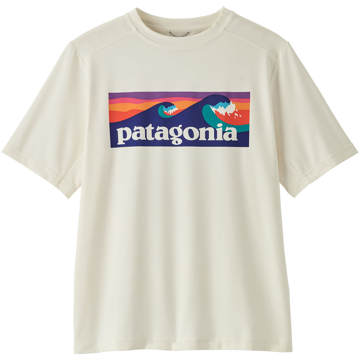 Patagonia Kinder Cap SW T-Shirt (Größe 118, beige)