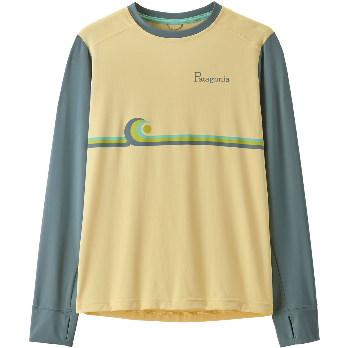 Patagonia Kinder Cap SW Longsleeve (Größe 118, beige)