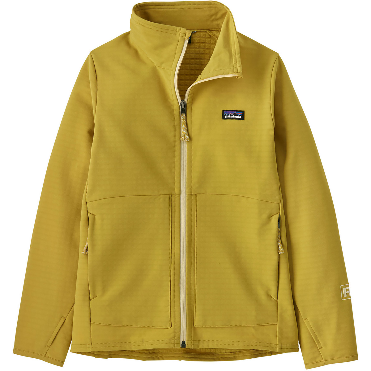 Patagonia Kinder R1 TechFace Jacke (Größe 140, gruen)