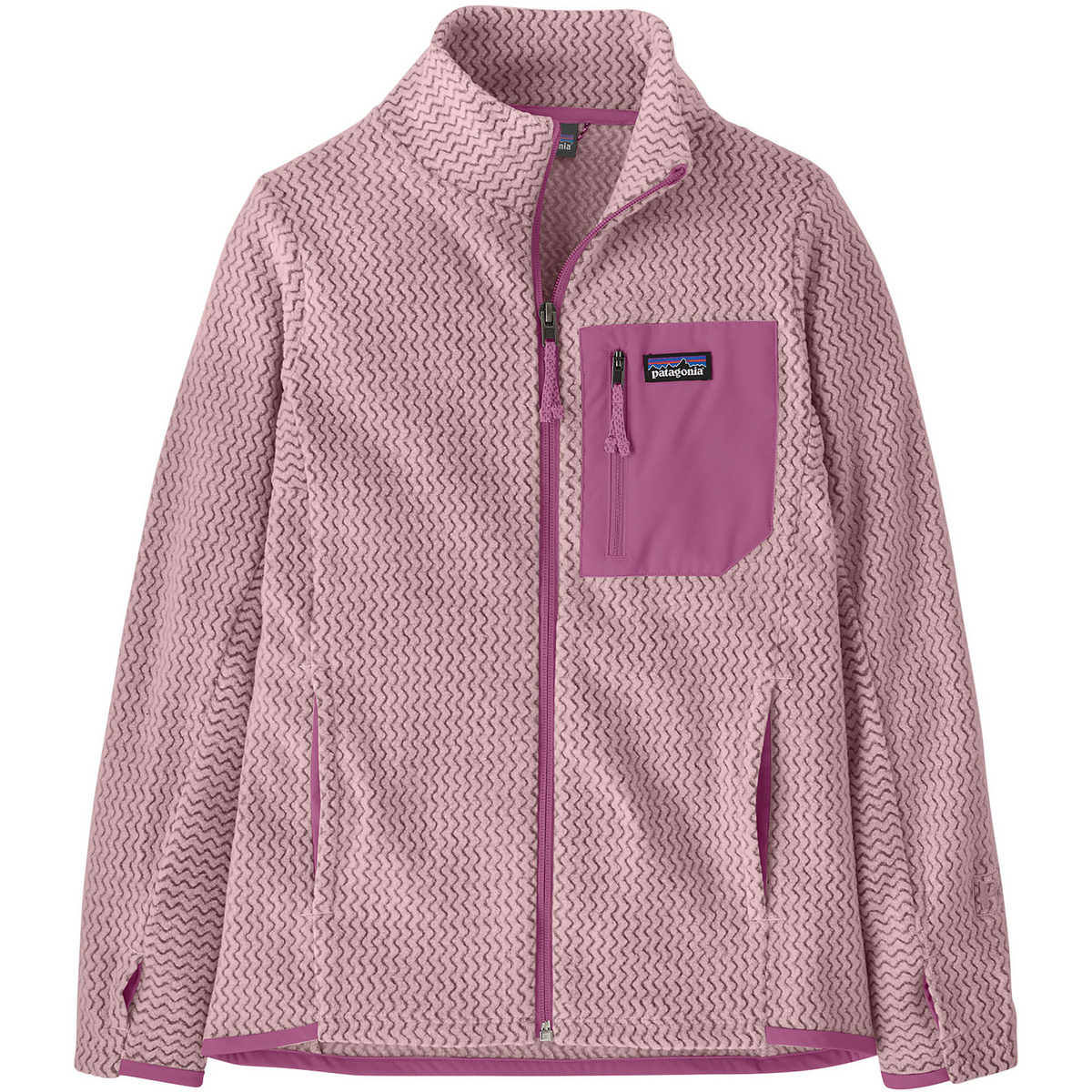 Patagonia Kinder R1 Air Jacke (Größe 118, rosa)