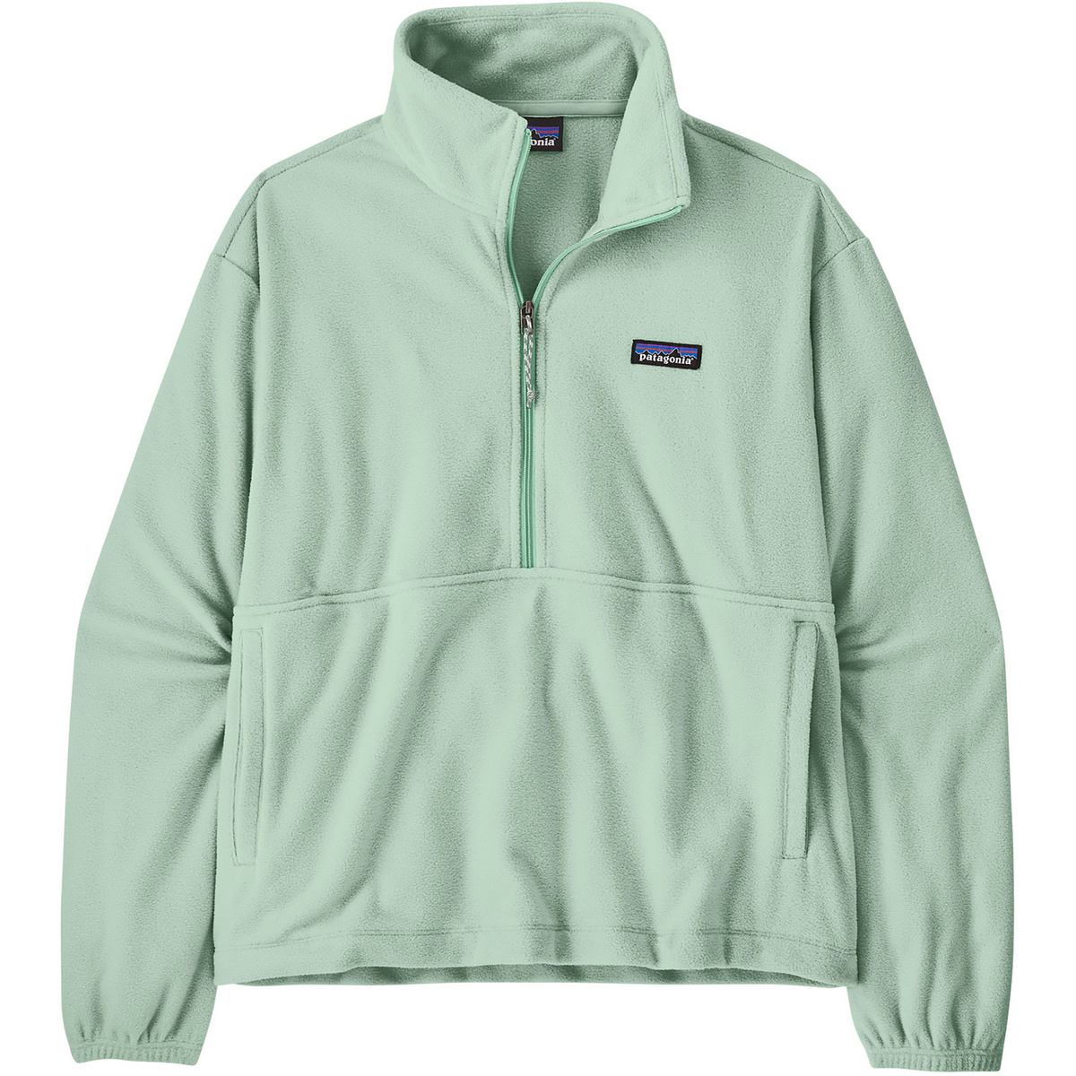 Patagonia Damen Micro D 1/2 Zip Fleece Pullover (Größe S, gruen)