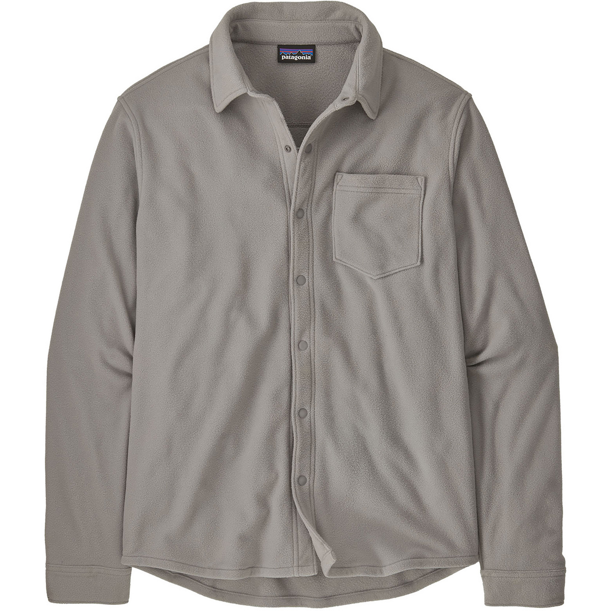 Patagonia Uomo Camicia Micro D (Taglia S, Grigio)