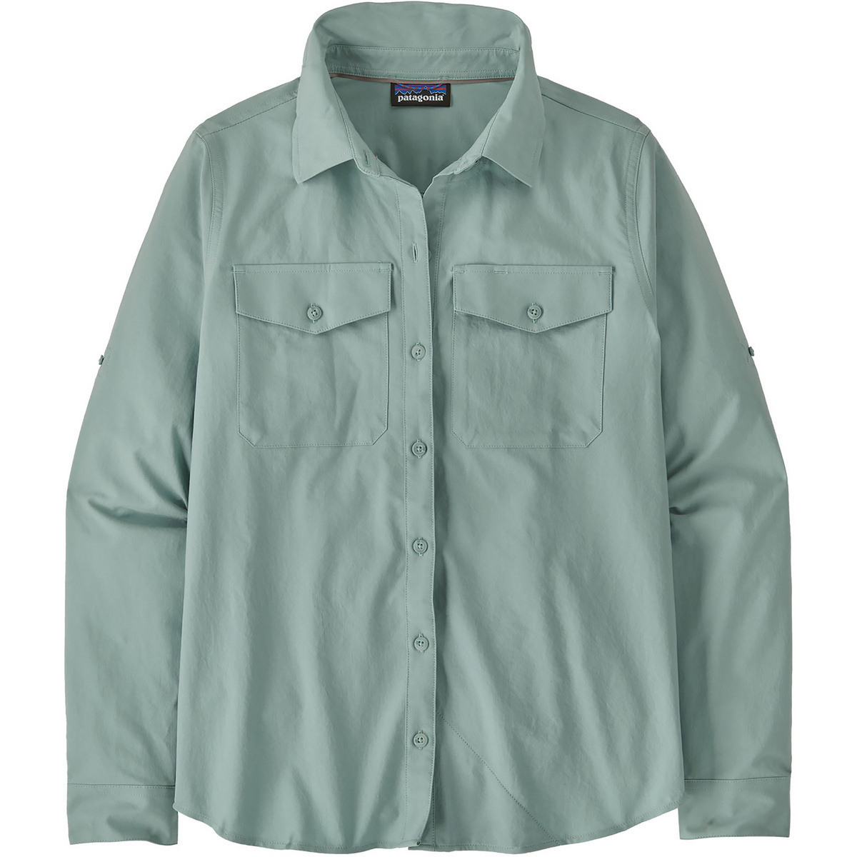 Patagonia Donna Camicetta Self Guided Sun (Taglia S, Blu)