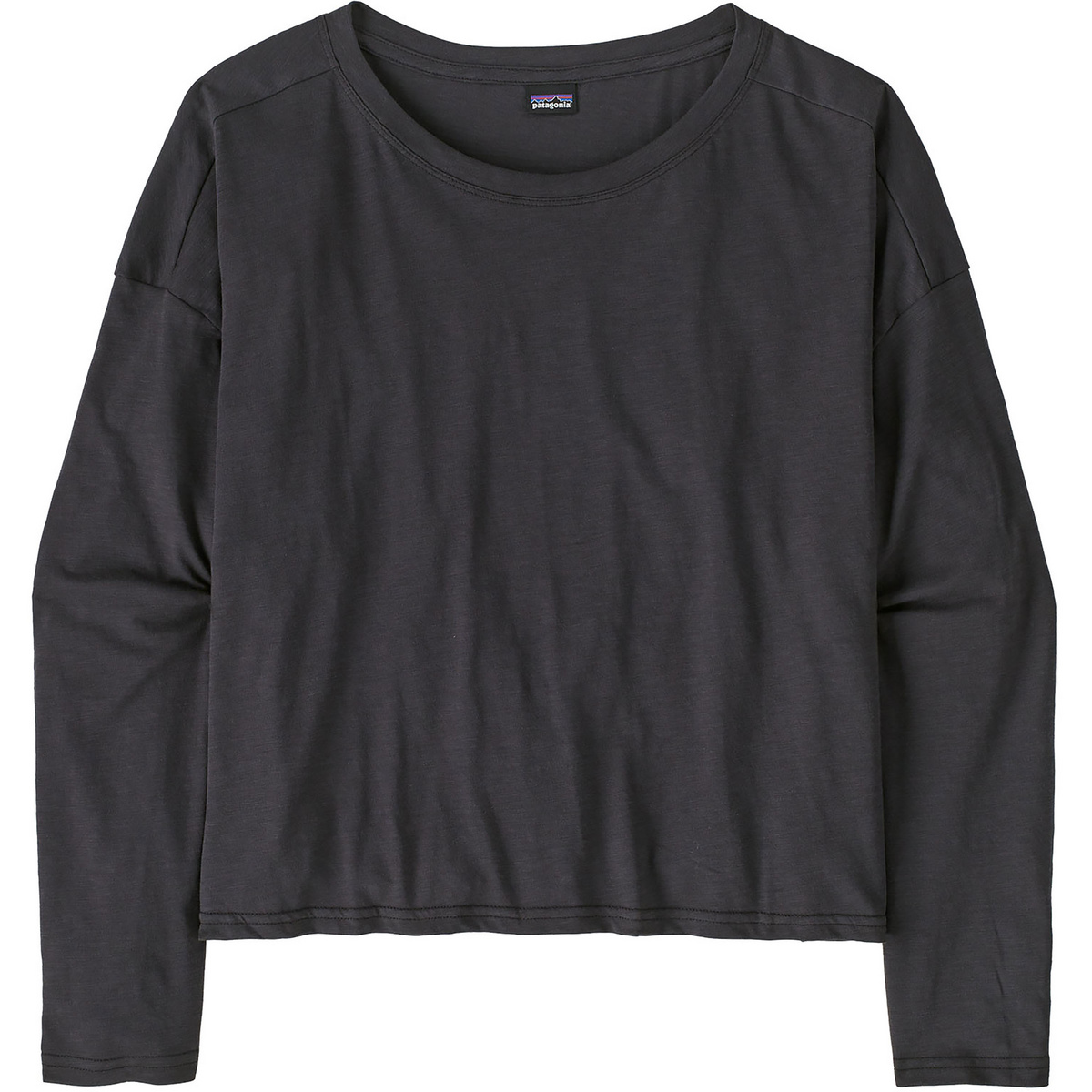 Patagonia Donna Maglia a manica lunga Mainstay (Taglia L, Nero)