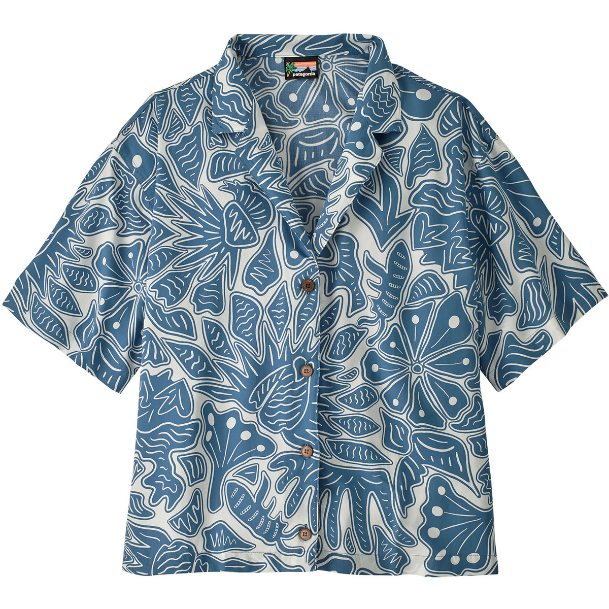 Patagonia Donna Camicetta Tidal Threads (Taglia M, Turchese)
