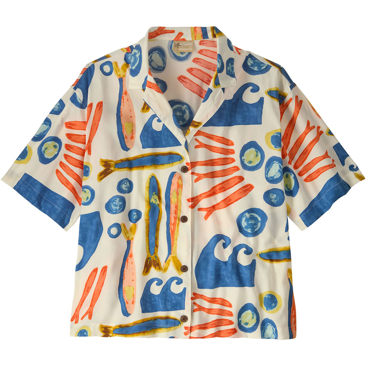 Patagonia Damen Tidal Threads Bluse (Größe XS, grau)