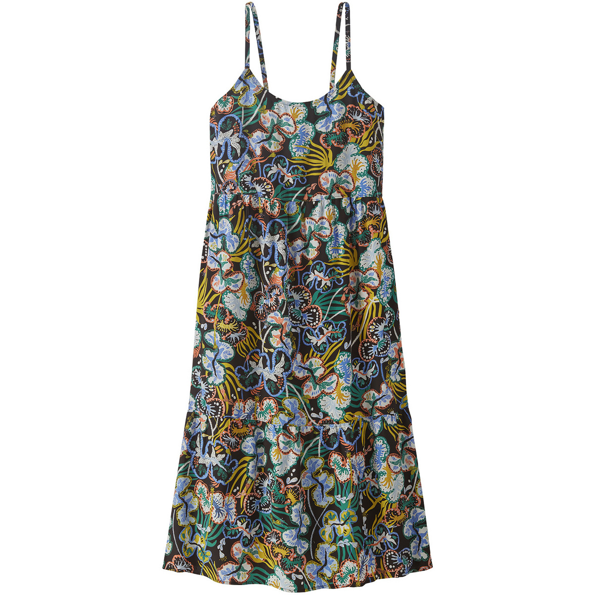 Patagonia Damen Tidal Threads Kleid (Größe L, mehrfarbig)