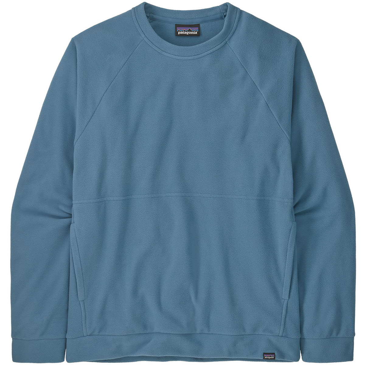 Patagonia Uomo Pullover Micro D Crewneck (Taglia L, Blu)