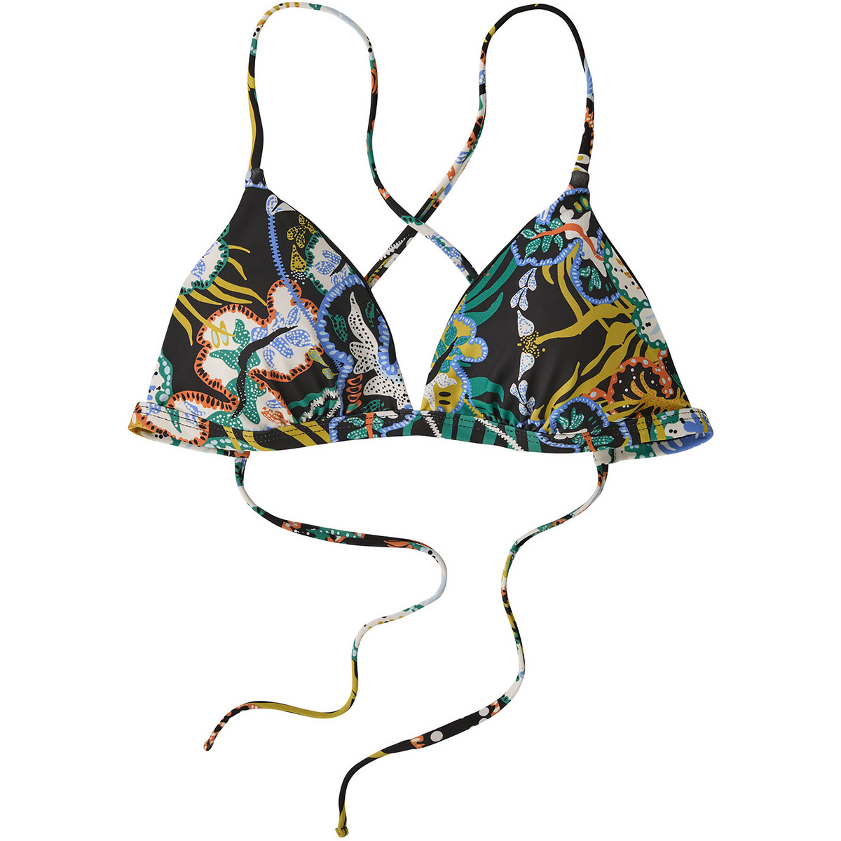 Patagonia Damen Cross Shore Bikini Oberteil (Größe M, mehrfarbig)