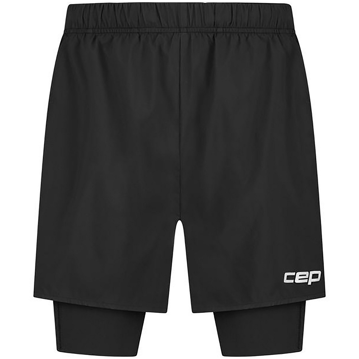 CEP Homme Short Run 2in1 (taille S, Noir)
