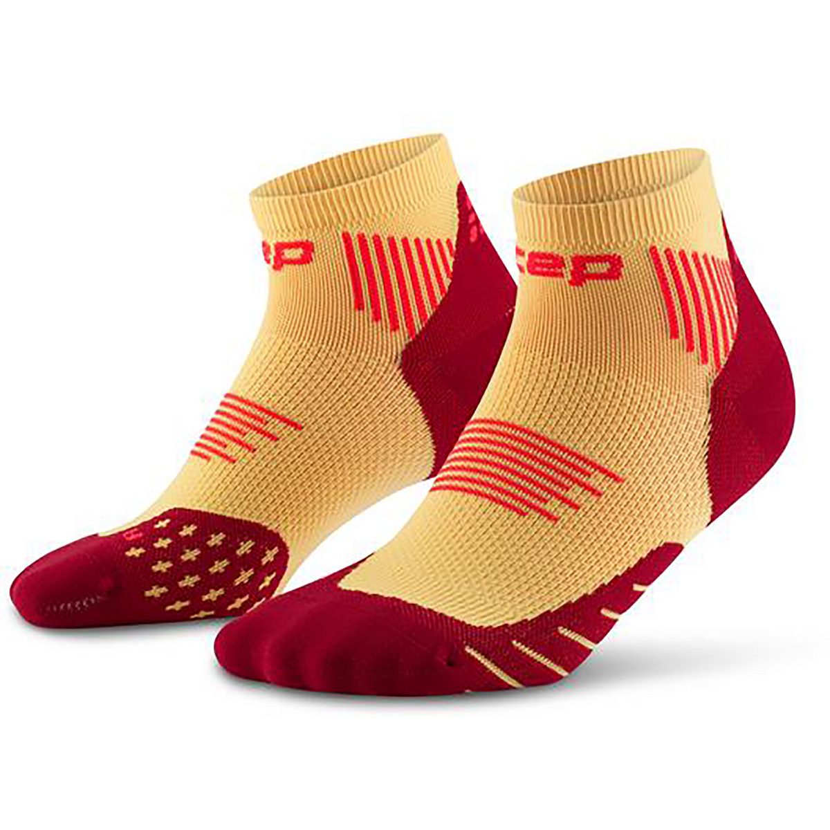 CEP Damen Run 5.0 Socken (Größe 34 , gelb)