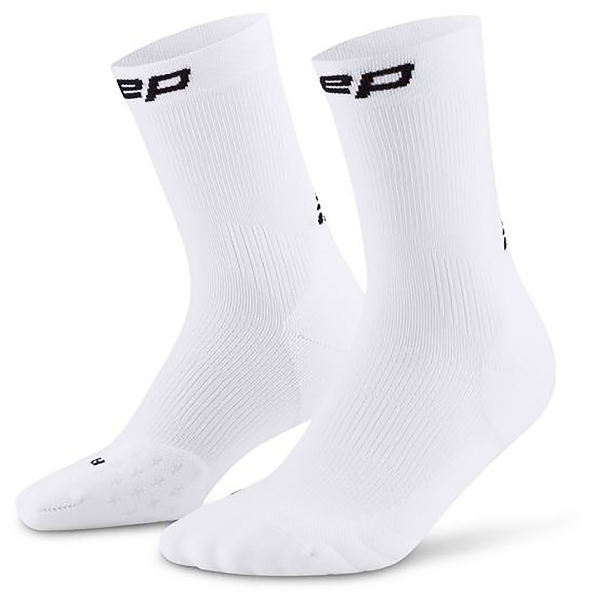 CEP Femme Chaussettes Run 5.0 (taille 34 , Blanc)