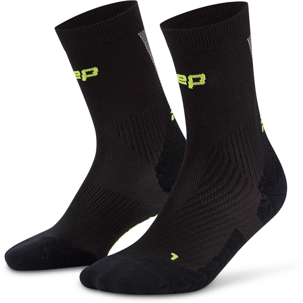 CEP Herren Run Ultralight 4.0 Socken (Größe 39 , schwarz)