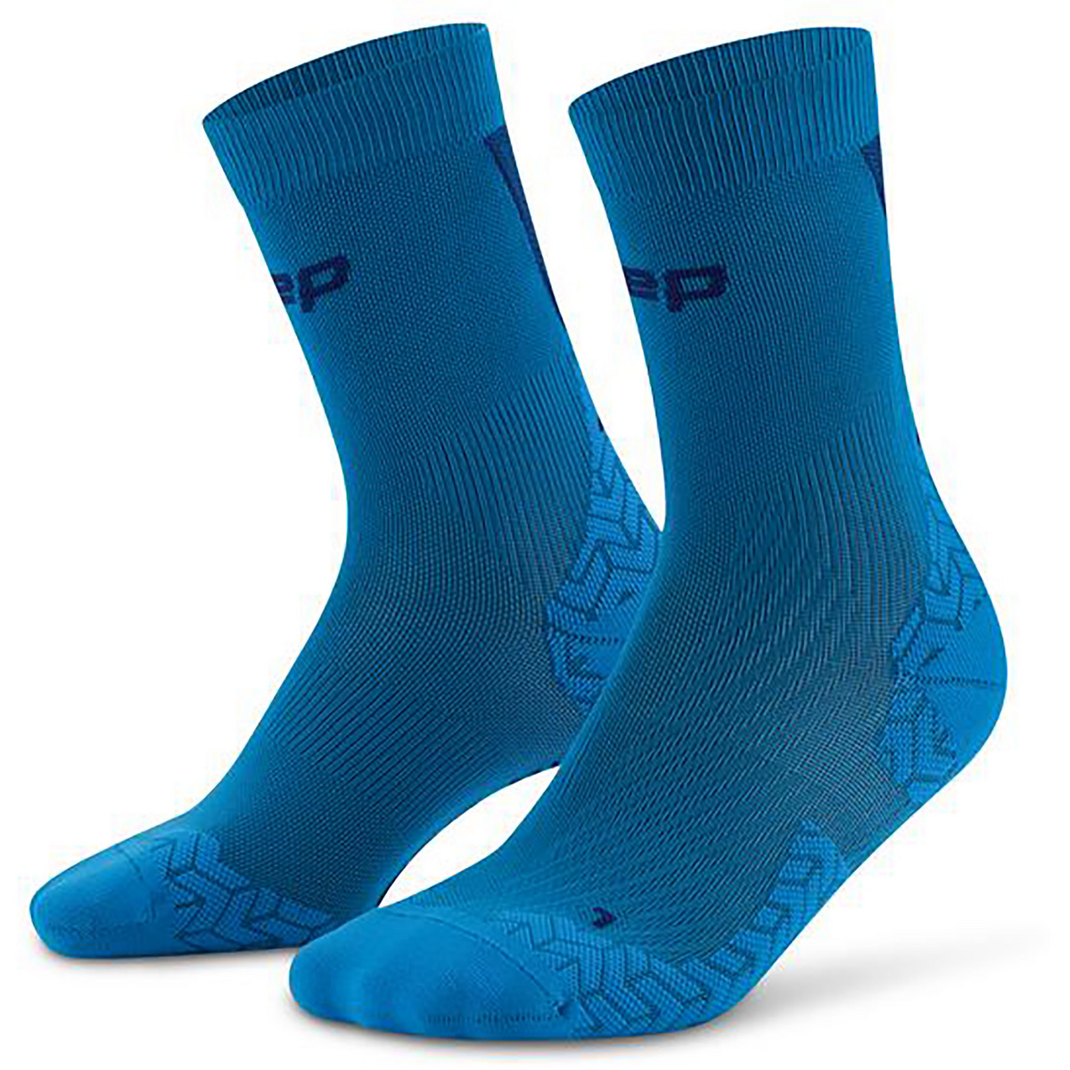 CEP Uomo Calzini Run Ultralight 4.0 (Taglia 42 , Blu)
