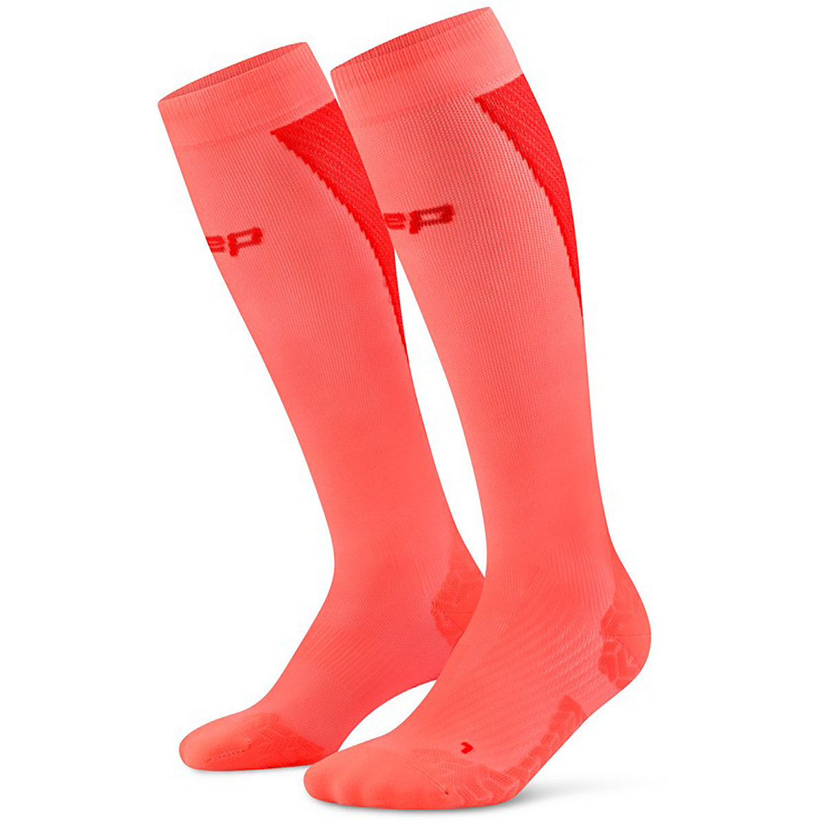 CEP Damen Run Ultralight 4.0 Socken (Größe 37 , rot)