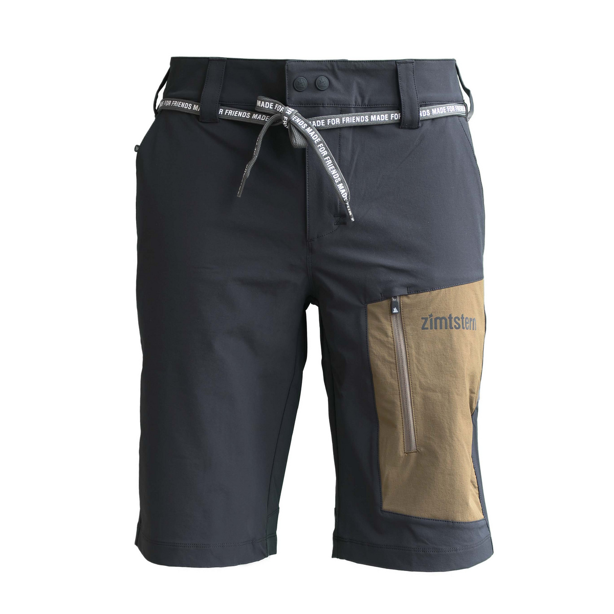 Zimtstern Homme Short Xalpz Tech (taille XXL, Noir)