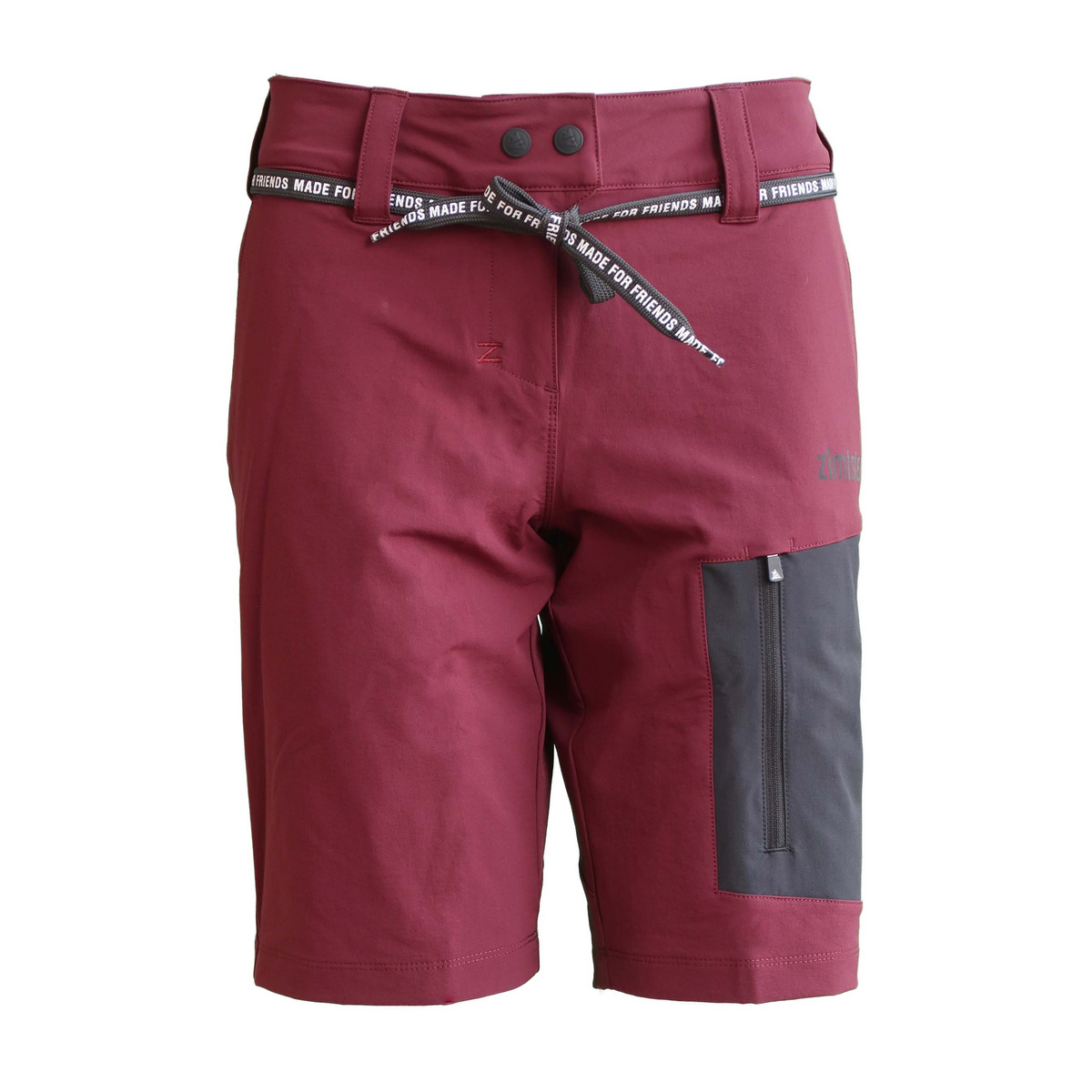Zimtstern Donna Pantaloncini Xalpz Tech (Taglia XS, Rosso)