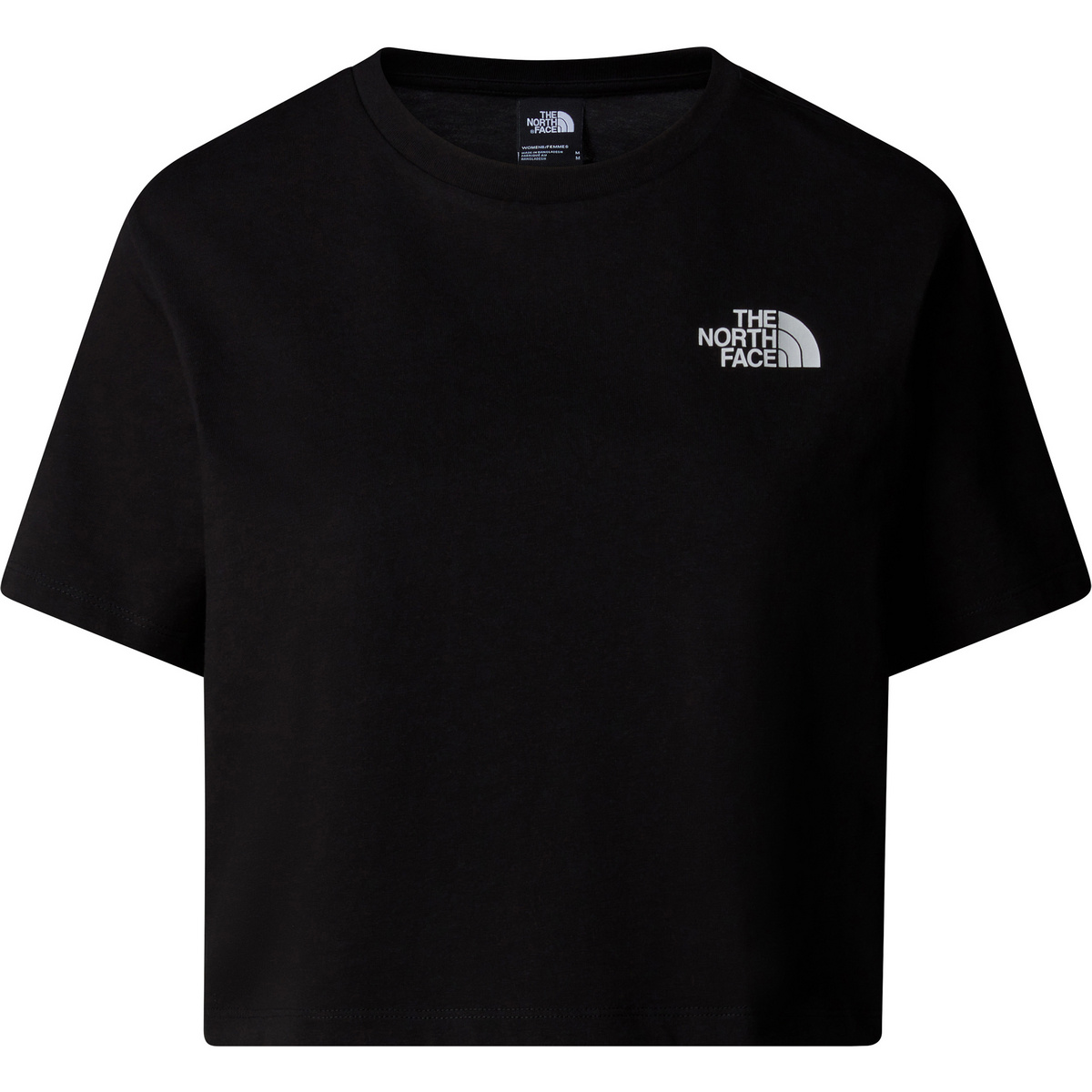The North Face Donna Maglietta Simple Dome Cropped (Taglia S, Nero)